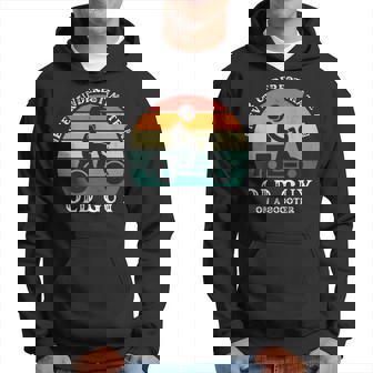 Never Underestimate An Old Guy On A Scooter Funny Father Hoodie - Seseable