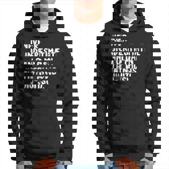 Never Underestimate An Old Man That Knows Jiujitsu Old Man Funny Gifts Hoodie | Mazezy