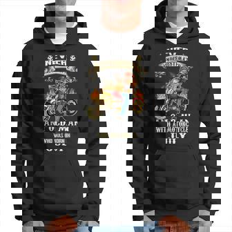Never Underestimate An Old Man With A Motorcycle July Hoodie - Seseable