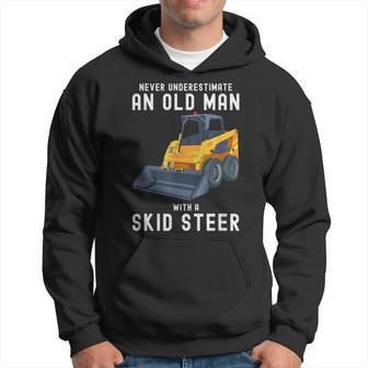 Never Underestimate An Old Man With A Skid Sr Funny Humor Hoodie - Seseable