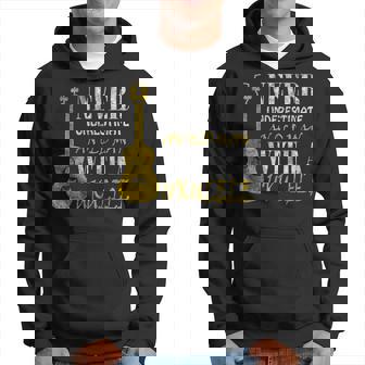 Never Underestimate An Old Man With A Ukulele Old Man Funny Gifts Hoodie | Mazezy