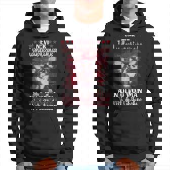 Never Underestimate An Old Woman With A Chihuahua Old Woman Funny Gifts Hoodie | Mazezy