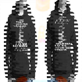 Never Underestimate An Old Woman With English Mastiff Old Woman Funny Gifts Hoodie | Mazezy