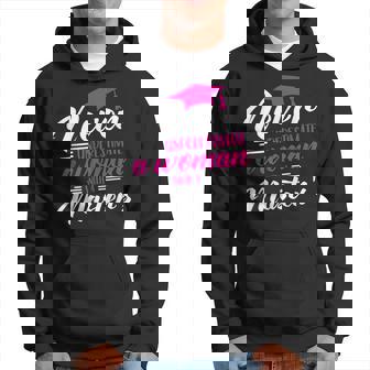 Never Underestimate Woman Master Degree Graduation Hoodie | Seseable UK