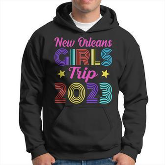 New Orleans Girls Trip 2023 Bachelorette Party Bride Squad Hoodie | Mazezy