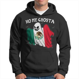 No Me Ghosta Mexican Halloween Ghost Fun Hoodie - Monsterry UK