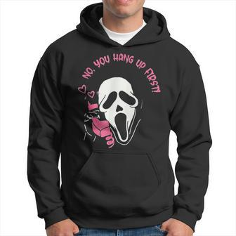 No You Hang Up First Ghost Calling Halloween Horror Hoodie - Seseable