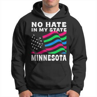 No Hate In My State Lgbt Polysexual Pride Multisexual Hoodie | Mazezy