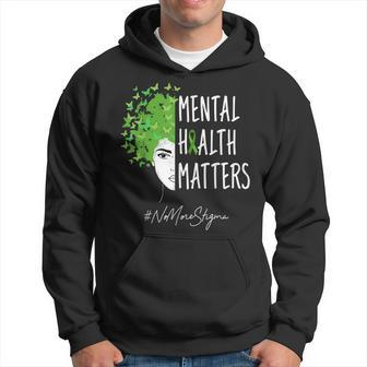No More Stigma Mental Mental Awareness Month Na Aa Recovery Hoodie - Thegiftio UK