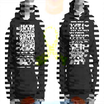 Non-Hodgkin Lymphoma Chemo Sexy Awareness Ribbon Hoodie | Mazezy