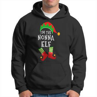 Nonna Elf Matching Family Group Christmas Elf Party Costume Hoodie - Thegiftio UK