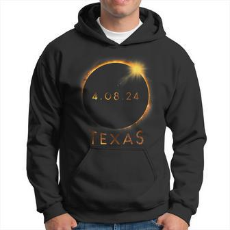 North America Total Solar Eclipse 2024 Texas Usa Hoodie - Seseable