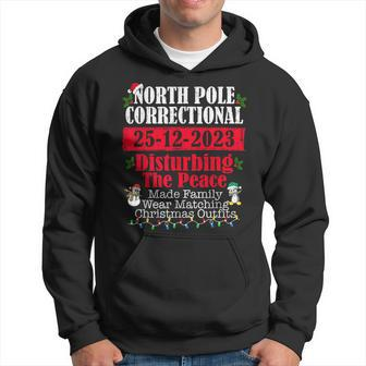 North Pole Correctional Made Family Wear Christmas Pajamas Hoodie - Seseable