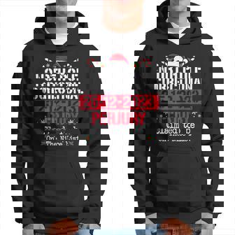 North Pole Correctional Perjury Family Matching Christmas Hoodie | Mazezy