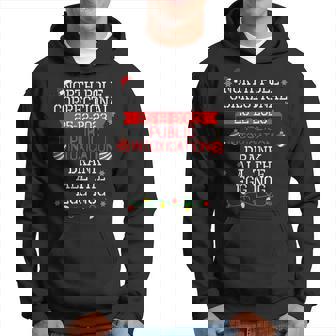 North Pole Correctional Public Intoxication Drank Egg Nog Hoodie - Thegiftio