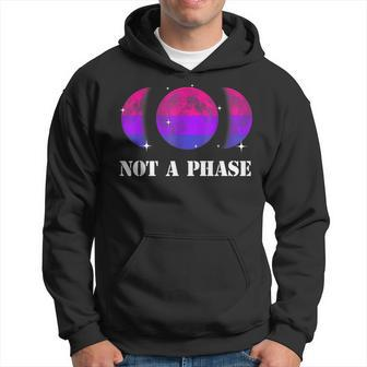 Not A Phase Bisexual Flag Lgbt Gay Pride Moon Gifts Hoodie | Mazezy AU
