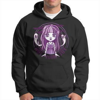 Not Your Toy Scary Creepy Doll Hoodie | Mazezy AU