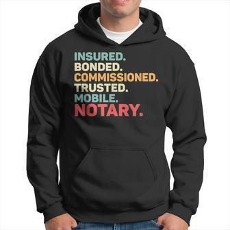 Notary Person Public Attorney At Law Notary Signer Lawyer Hoodie | Mazezy