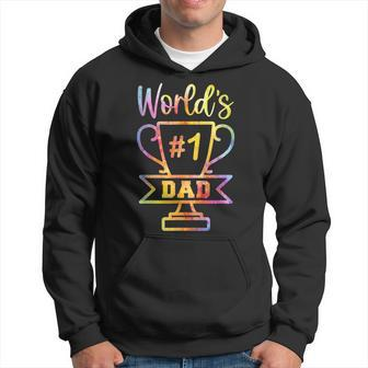 Number 1 Dad Fathers Day Funny Gifts For Dad Hoodie - Seseable