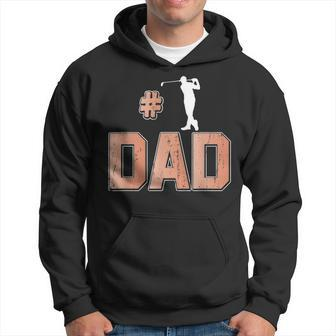 Number One Golf Dad 1 Father Golfing Grandpa Hoodie | Mazezy