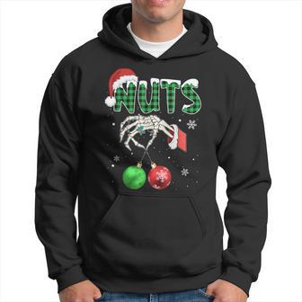 Nuts Chest Christmas Chestnuts Xmas Couple Matching Costume Hoodie - Thegiftio UK