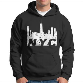 Nyc Skyline One World Trade Center & Downtown Manhattan Hoodie | Mazezy