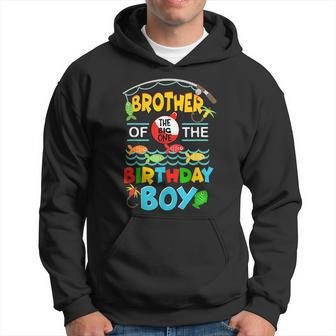 O Fish Ally One Birthday Outfit Brother Of The Birthday Boy  Hoodie