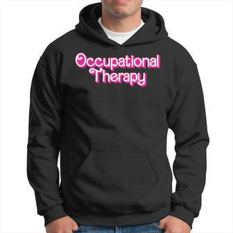 Occupational Therapy Retro Pink Style Ot Assistant Hoodie - Monsterry