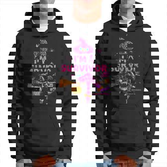 In October I'm Survivor We Wear Pink Breast Cancer Hoodie | Mazezy