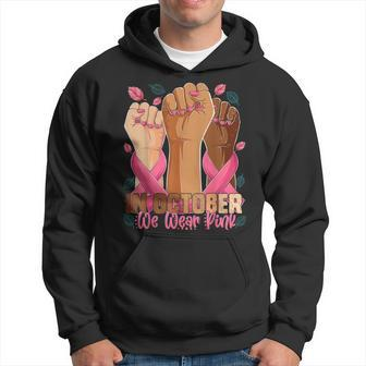 In October We Wear Pink 2023 Breast Cancer Awareness Month Hoodie - Monsterry