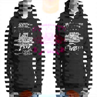 In October We Wear Pink Truckers Hoodie | Mazezy