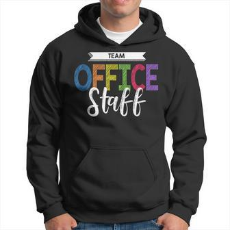 Office Staff Team Secretary Clerk School Hoodie | Mazezy