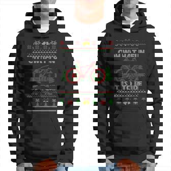 Oh What Fun Bike Ugly Christmas Sweater Cycling Xmas Idea Hoodie - Monsterry