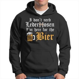 Oktoberfest Dont Need Lederhosen Here For German Costume Hoodie | Mazezy