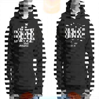 Omaha Ne Distressed Vintage Home City Pride Hoodie | Mazezy