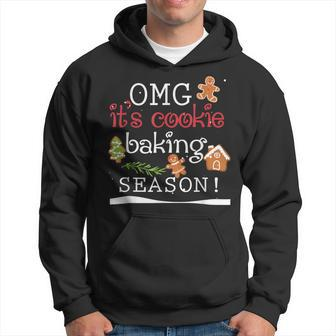 Omg It's Cookie Baking Season Christmas Party Hoodie | Mazezy