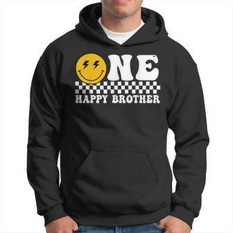 One Happy Dude Brother 1St Birthday Family Matching Hoodie - Seseable