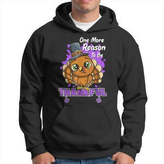 One More Reason To Be Thankful Funny Thanksgiving Pregnancy Hoodie - Thegiftio UK