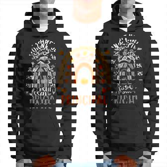 One Thankful Assistant Principal Thanksgiving Front Office Hoodie - Thegiftio UK