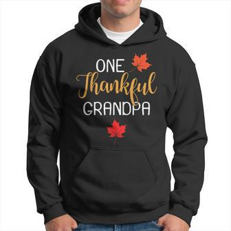 One Thankful Grandpa Thanksgiving Day Family Matching Hoodie | Mazezy