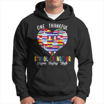 One Thankful School Counselor Hispanic Heritage Month Flags Hoodie | Mazezy