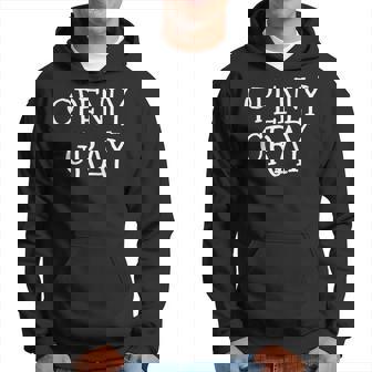 Openly Gray Hair Funny Natural Grey Silver Fathers Hoodie - Thegiftio