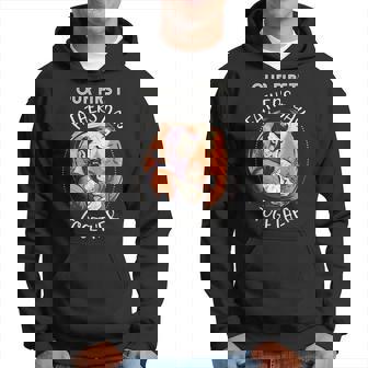 Our First Fathers Day Together Fathers Day Matching Outfit Hoodie | Mazezy