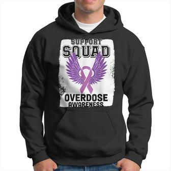 Overdose Awareness August We Wear Purple Overdose Awareness Hoodie - Seseable