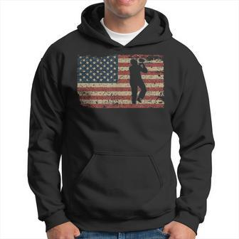 Paintball America Flag Patriotic Paintball Player Hoodie | Mazezy