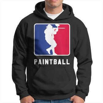 Paintball Paintball Player Paintballer Capture The Flag Hoodie | Mazezy