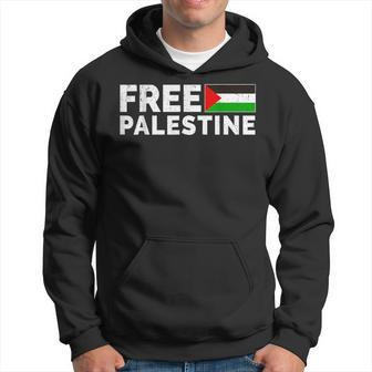Palestine Flag Free Gaza Hoodie - Monsterry