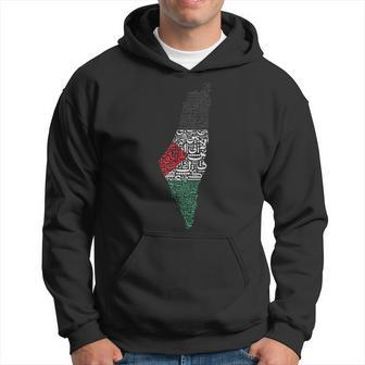 Palestine Free Palestine In Arabic Free Gaza Palestine Flag Hoodie - Monsterry DE