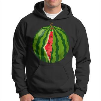 Palestine Map Watermelon Arabic Calligraphy Hoodie - Monsterry UK
