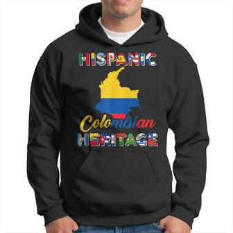 Hispanic Heritage Month Colombian Colombia Flag Pride Hoodie - Seseable